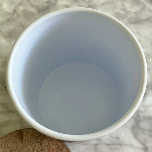 Dog Treat Canister with Secure Wood Top - Picture 5 of 7